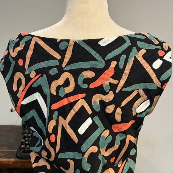 Damsel x The Odells Geometric Afternoon Sunshine Dress - Size Medium - Picture 7 of 16